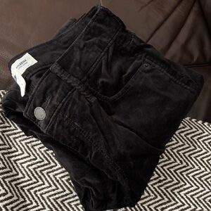 Old Navy Black Corduroy Trousers Pants